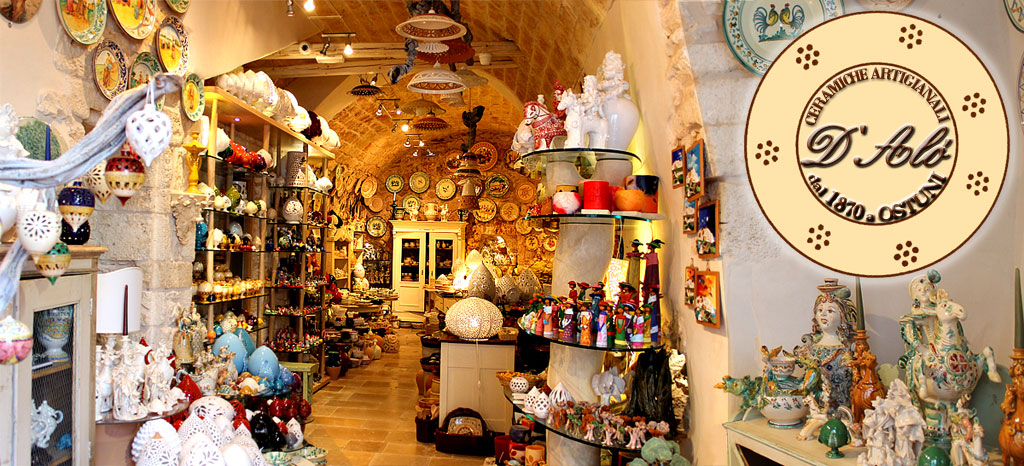 Ceramiche artigianali D'Alò, foto del negozio